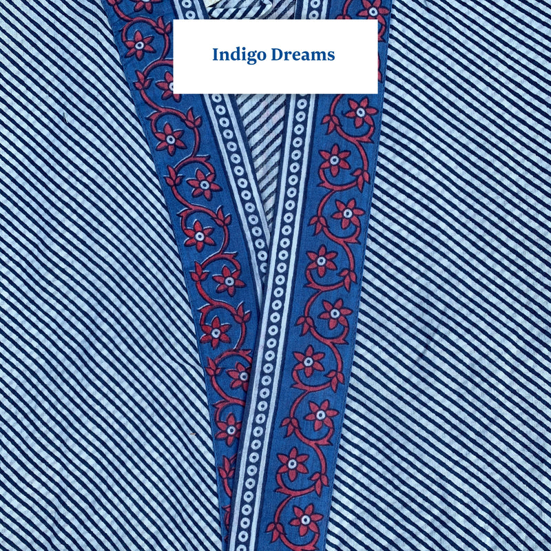 'One size' cotton robes